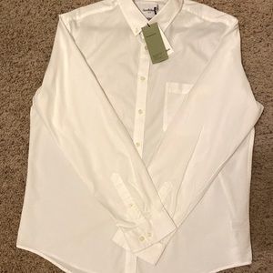 (NEW) White Goodfellow&Co Dress Shirt XL